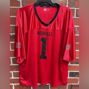 Russell Athletics Nicholls State University Colonels 3XL Fan Football Jersey T1